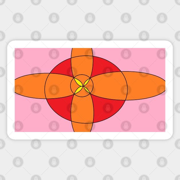 Circles and Ovals Sticker by Kami_Mi